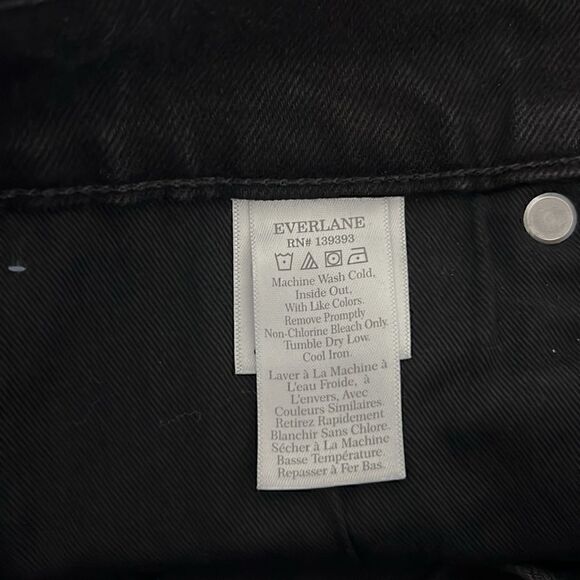 NWT Everlane Organic Cotton The Original Cheeky® Jean in Coal Size 29 Crop - Picture 8 of 16